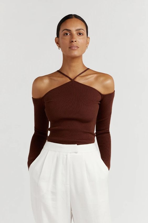 brown top